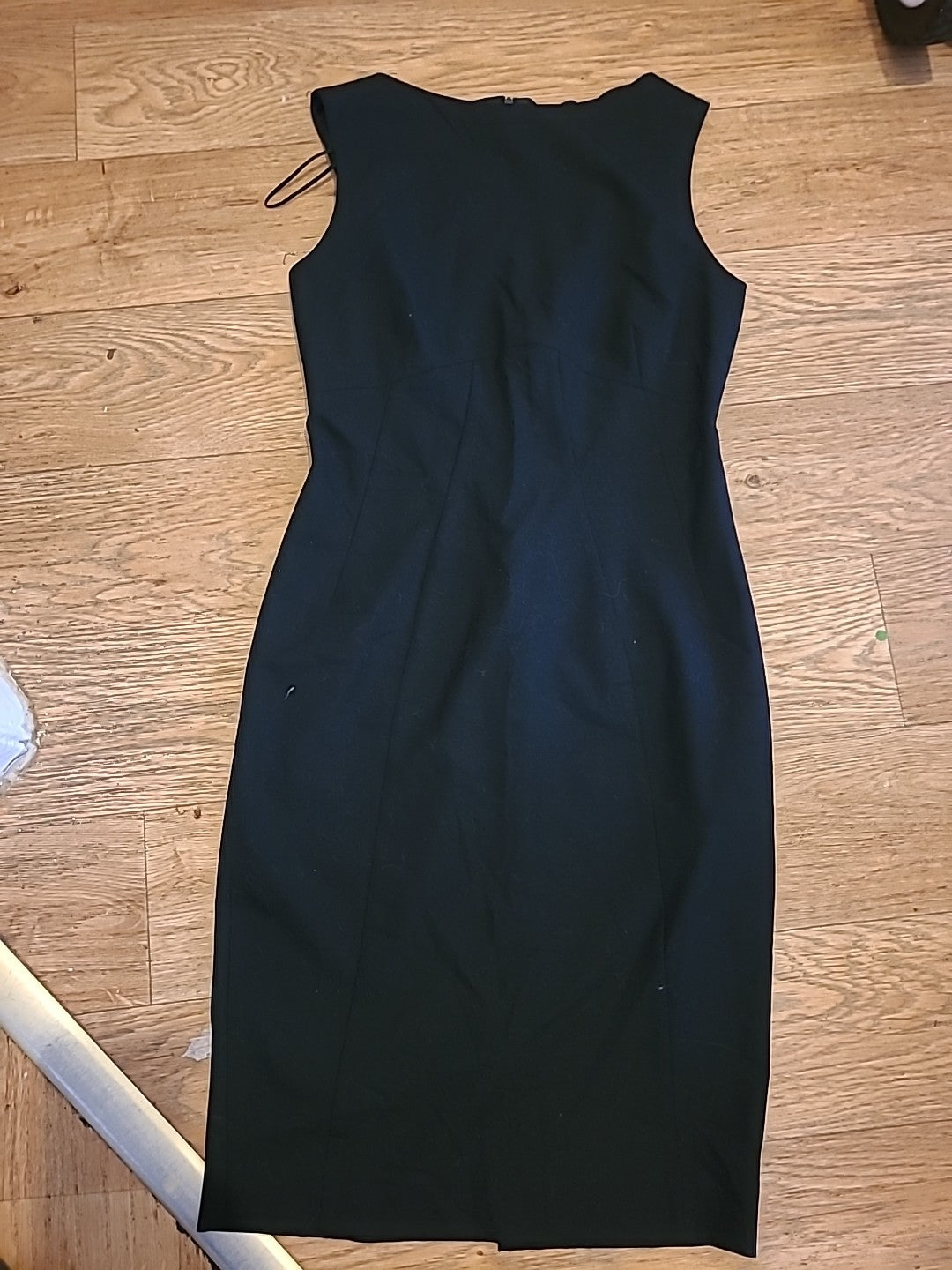 Ladies Zara Size Small Black Sleeveless Lined Pencil Dress – TorbayClothingCo