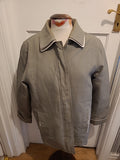 Ladies David Barry Size 16 Green Long Sleeved Lined Coat