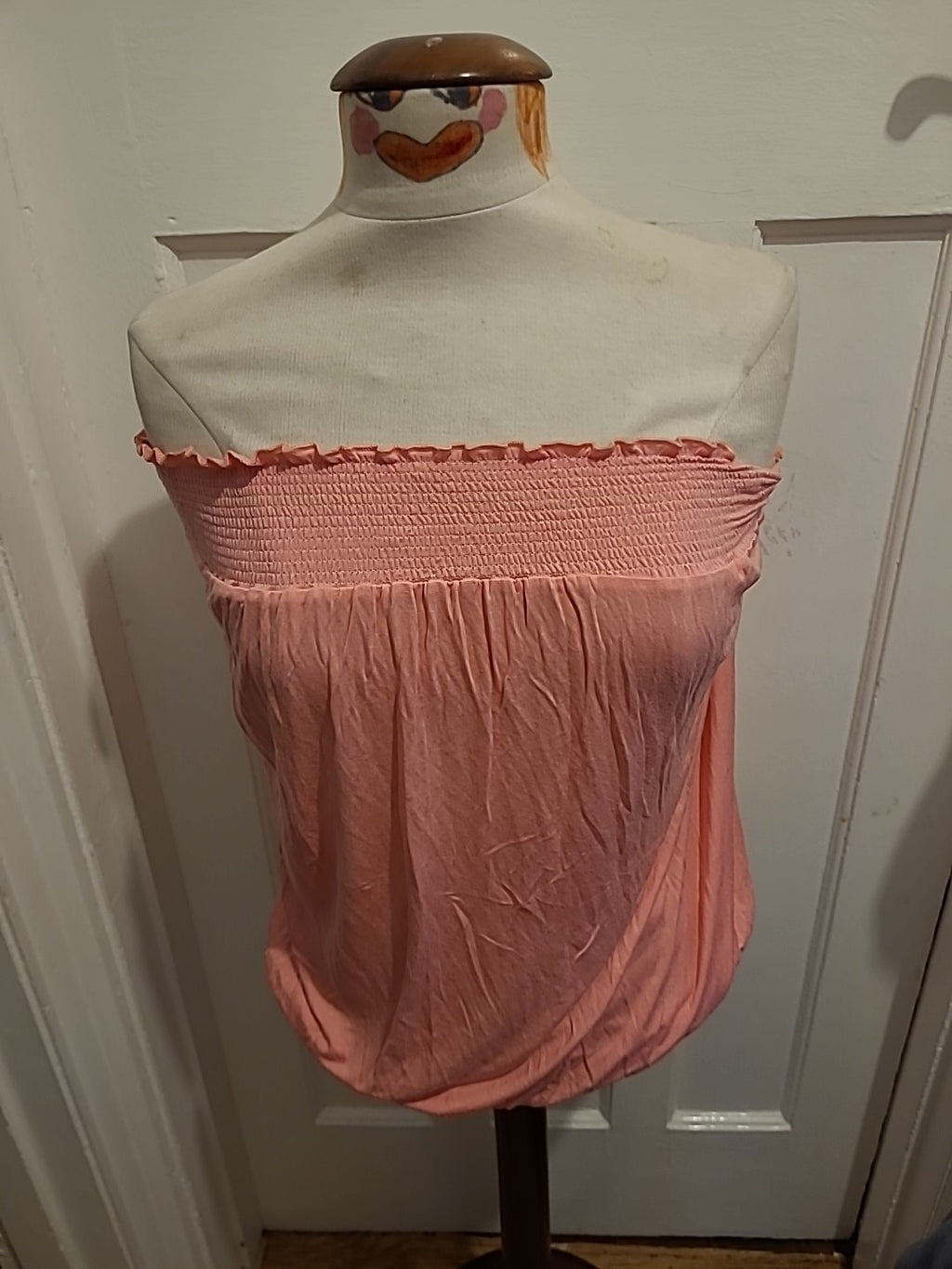 Ladies Studio Size 20/22 Pink Bubblehem Top