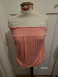 Ladies Studio Size 20/22 Pink Bubblehem Top