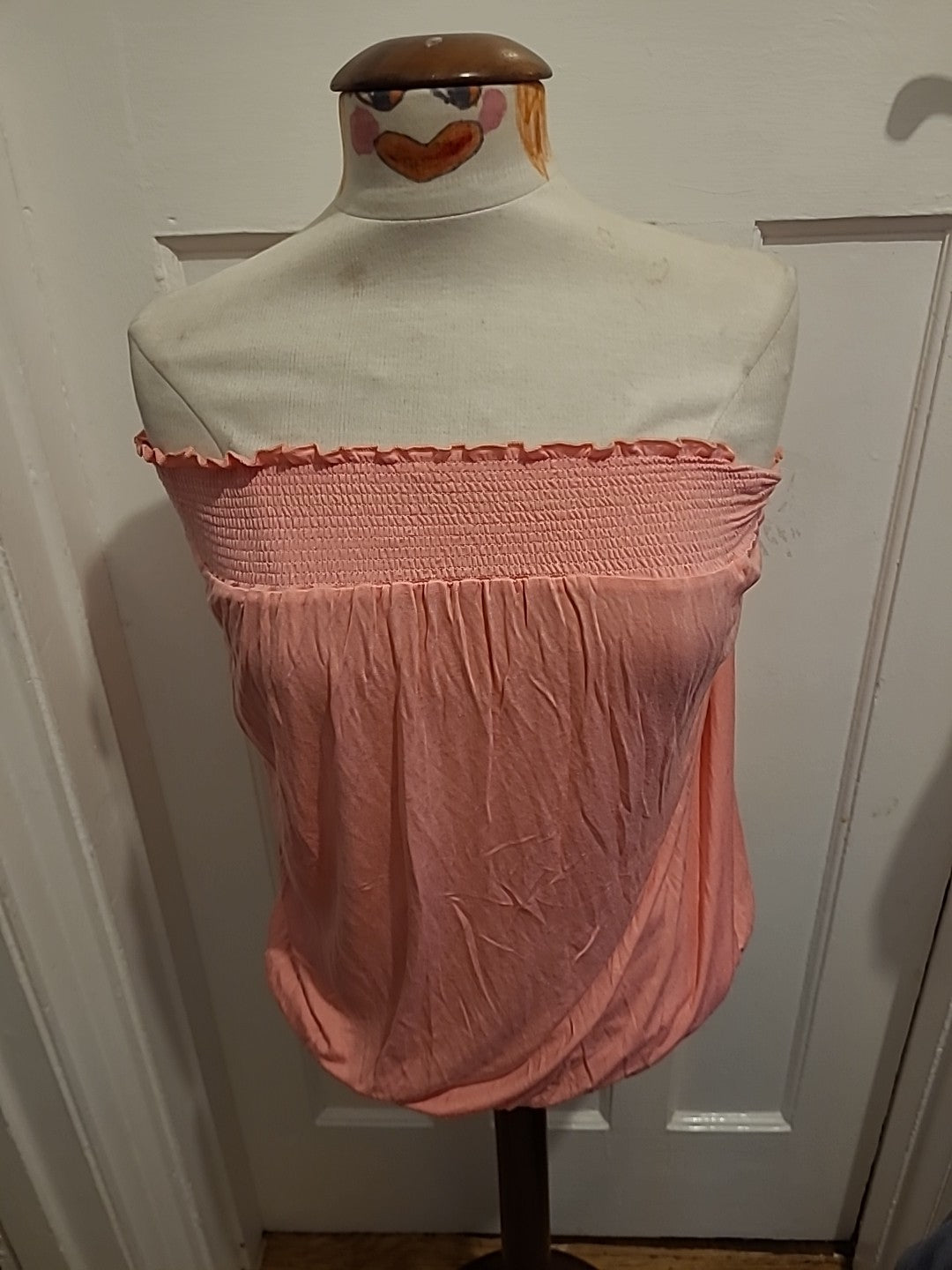 Ladies Studio Size 20/22 Pink Bubblehem Top