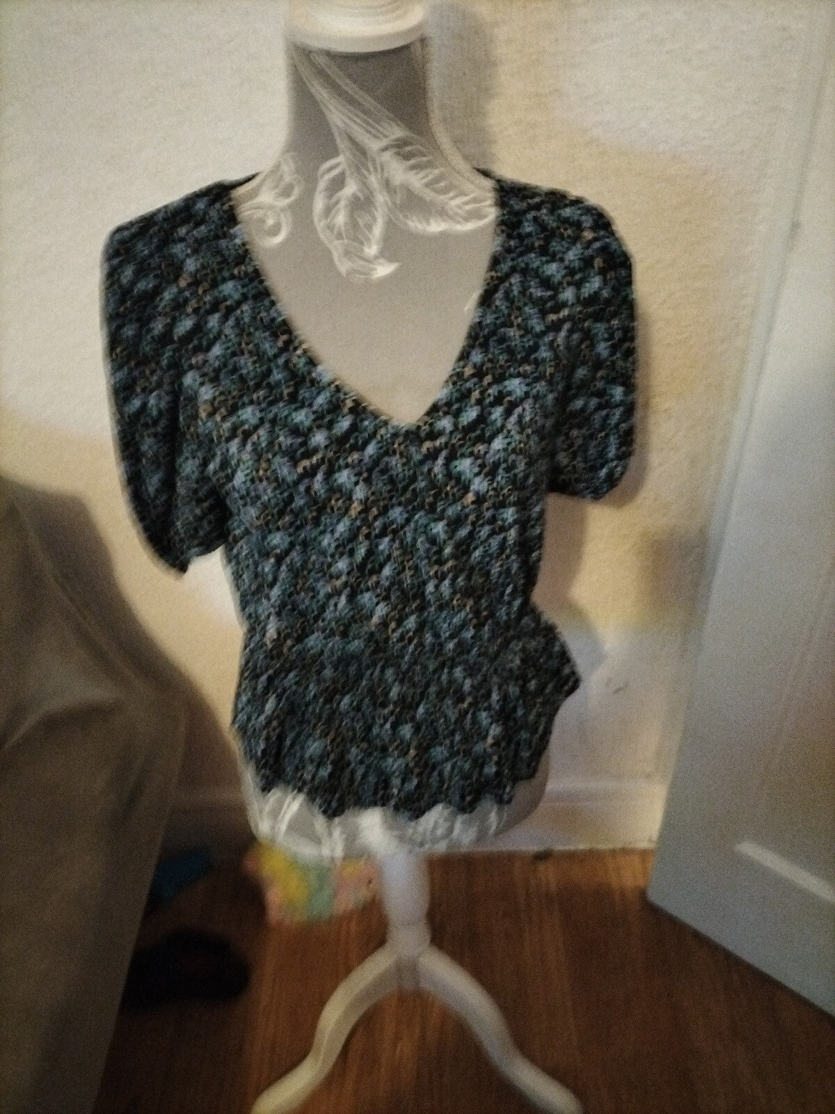 Ladies Brave Soul Size Small Multi Crinkle Blouse