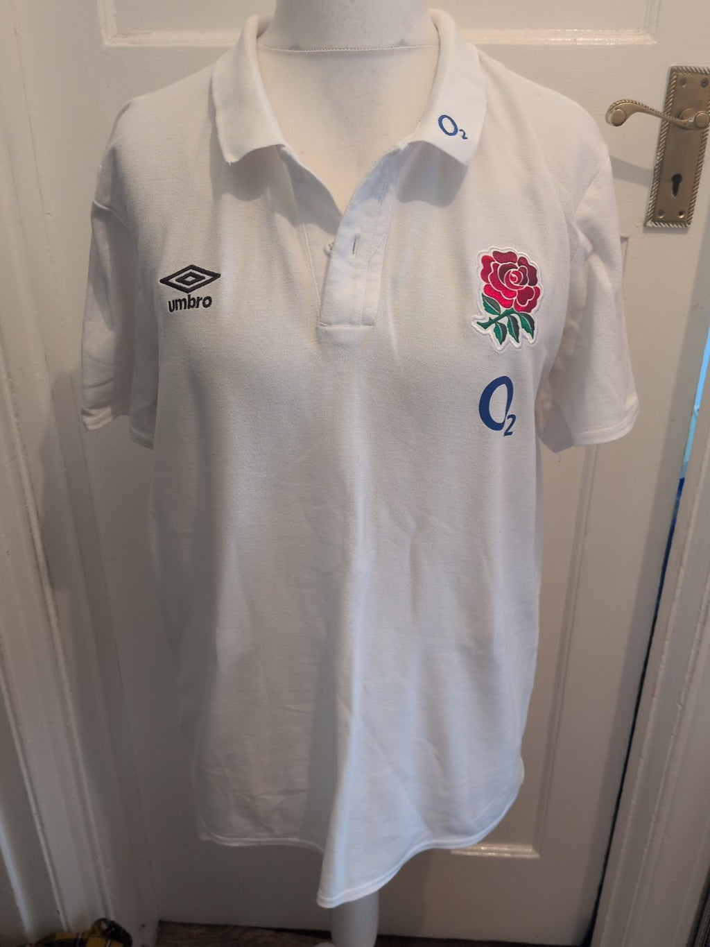 Umbro XL England Rugby Short Sleeve Polo