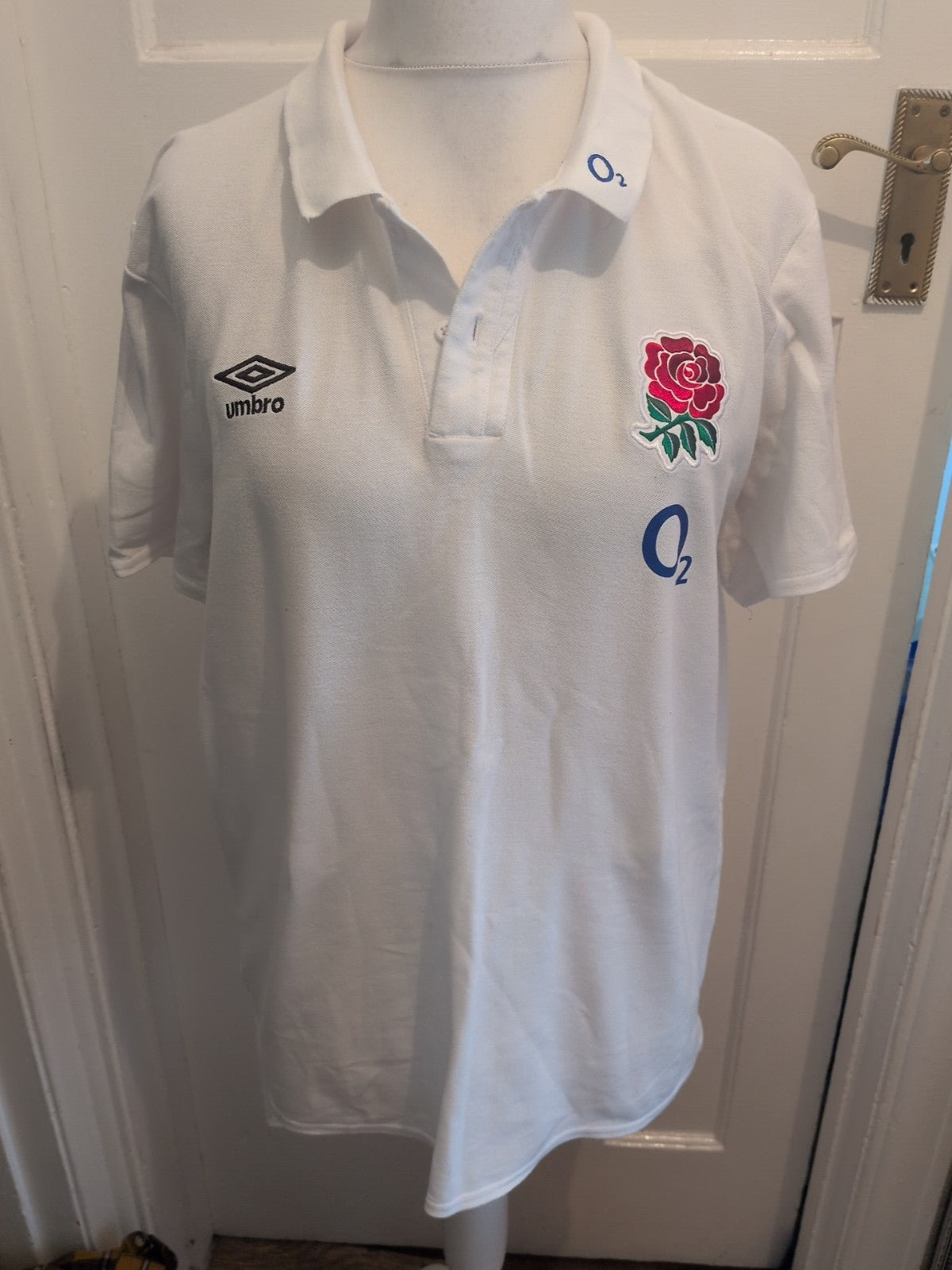 Umbro XL England Rugby Short Sleeve Polo