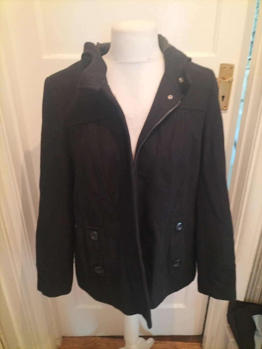 Ladies Evie Size Large Black Full Zip Jacket
