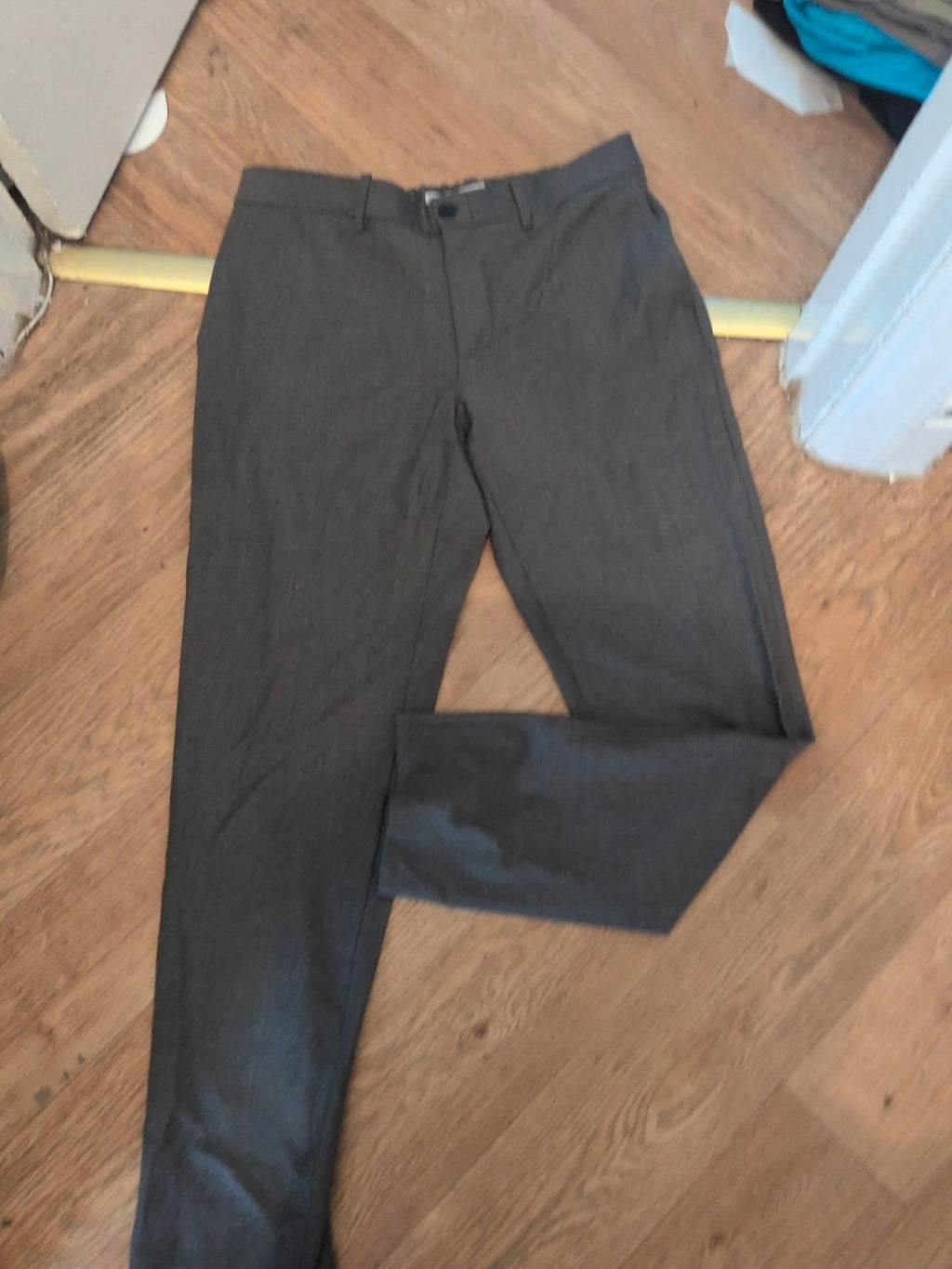 Mango 32" Grey Elasticated Trousers