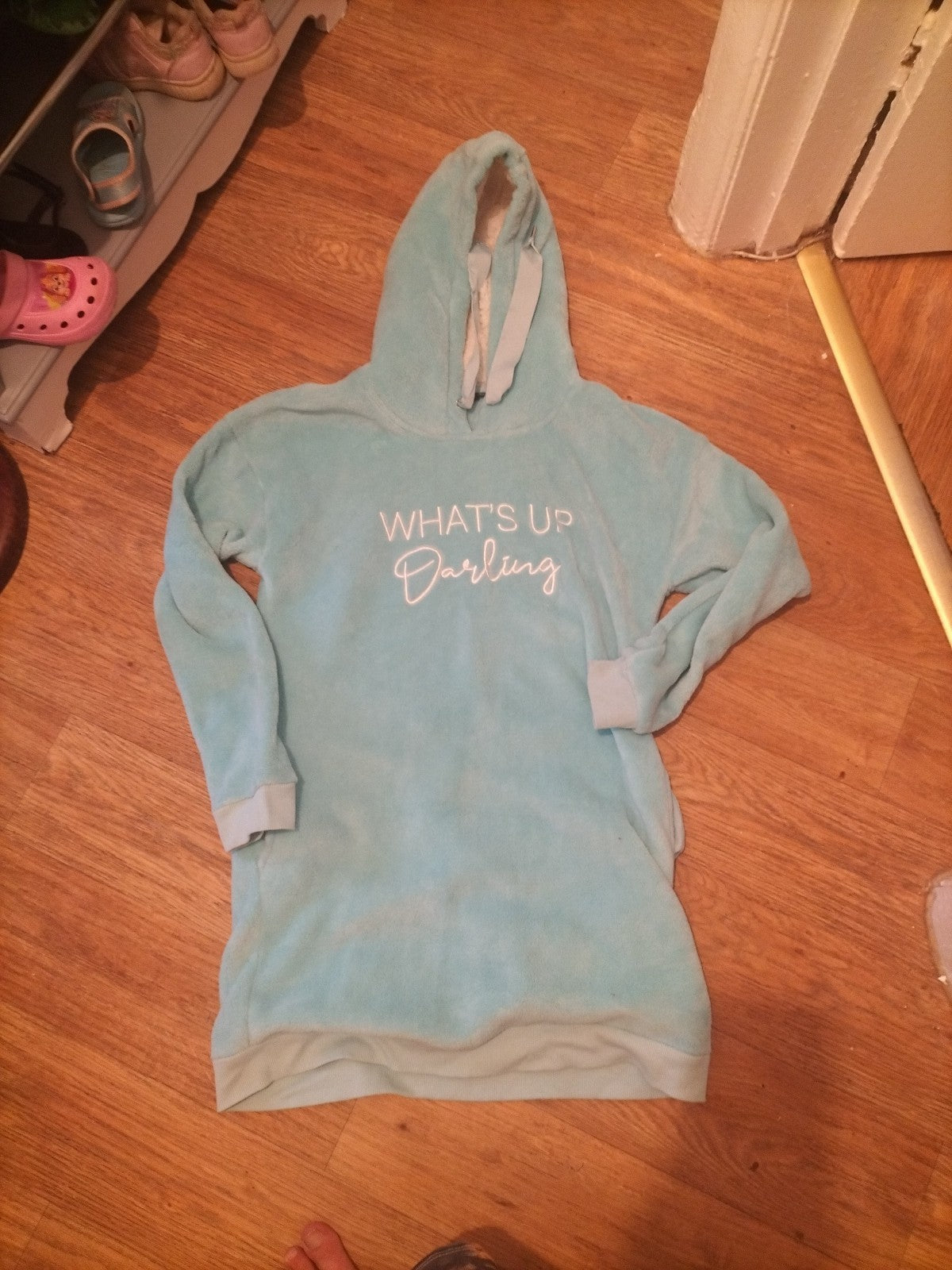 Ladies Esmara Size 12-14 Turquoise Warm Long Sleeved Loungewear Jumper