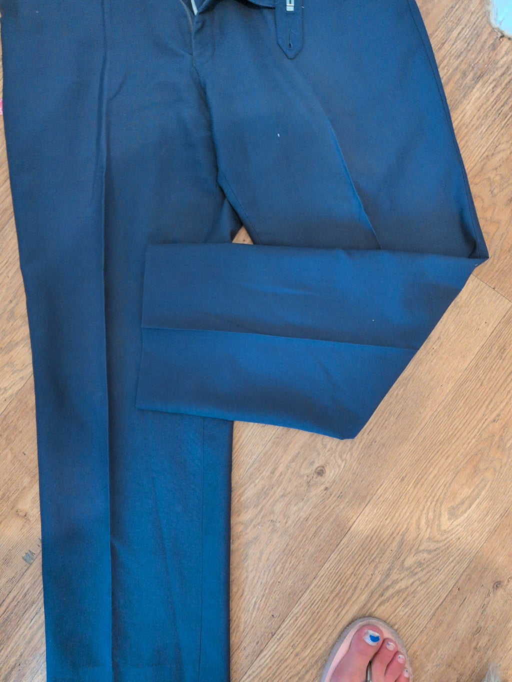 Skads 36r Navy Smart Trousers