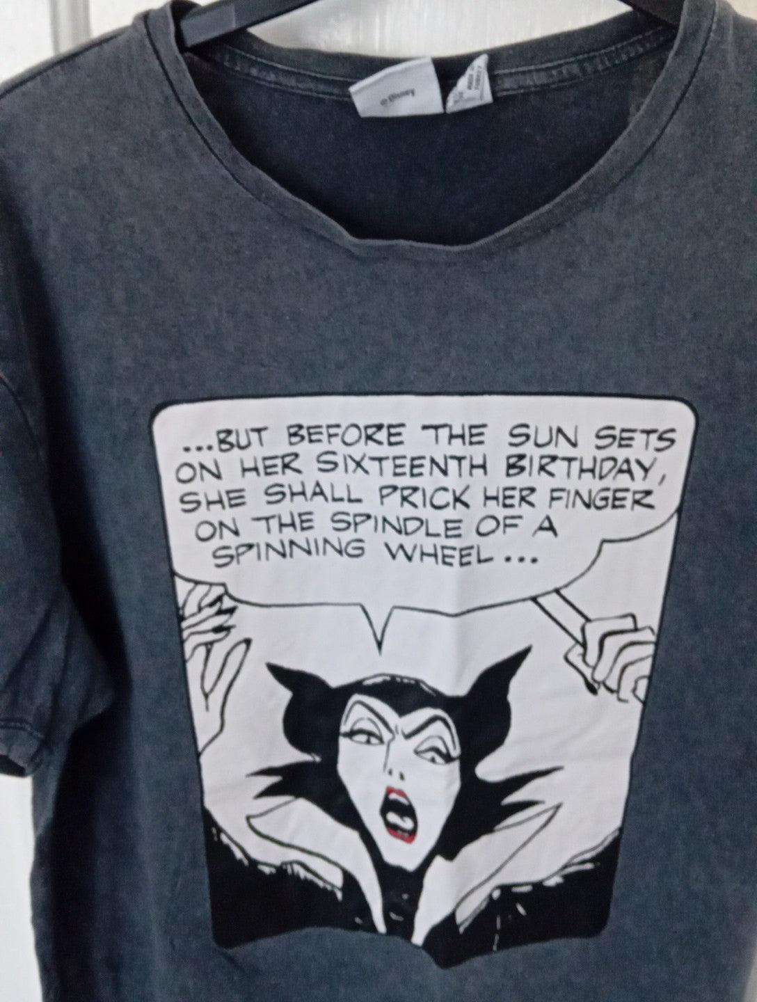 Ladies Disney T.shirt Size 12/14 Grey