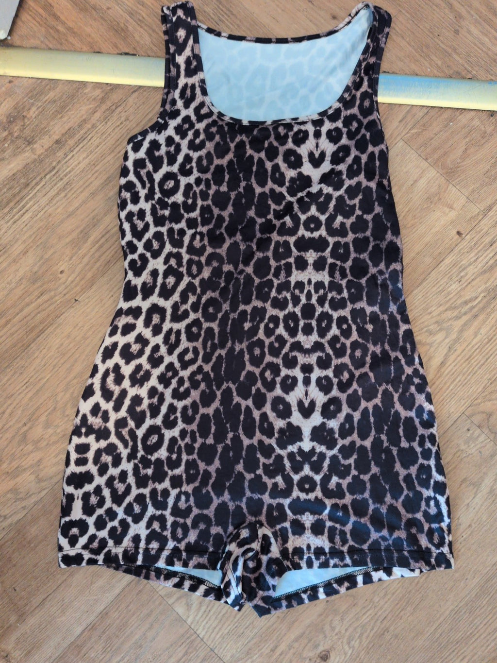 Medium Leopard Print Sleeveless Playsuit
