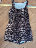 Medium Leopard Print Sleeveless Playsuit