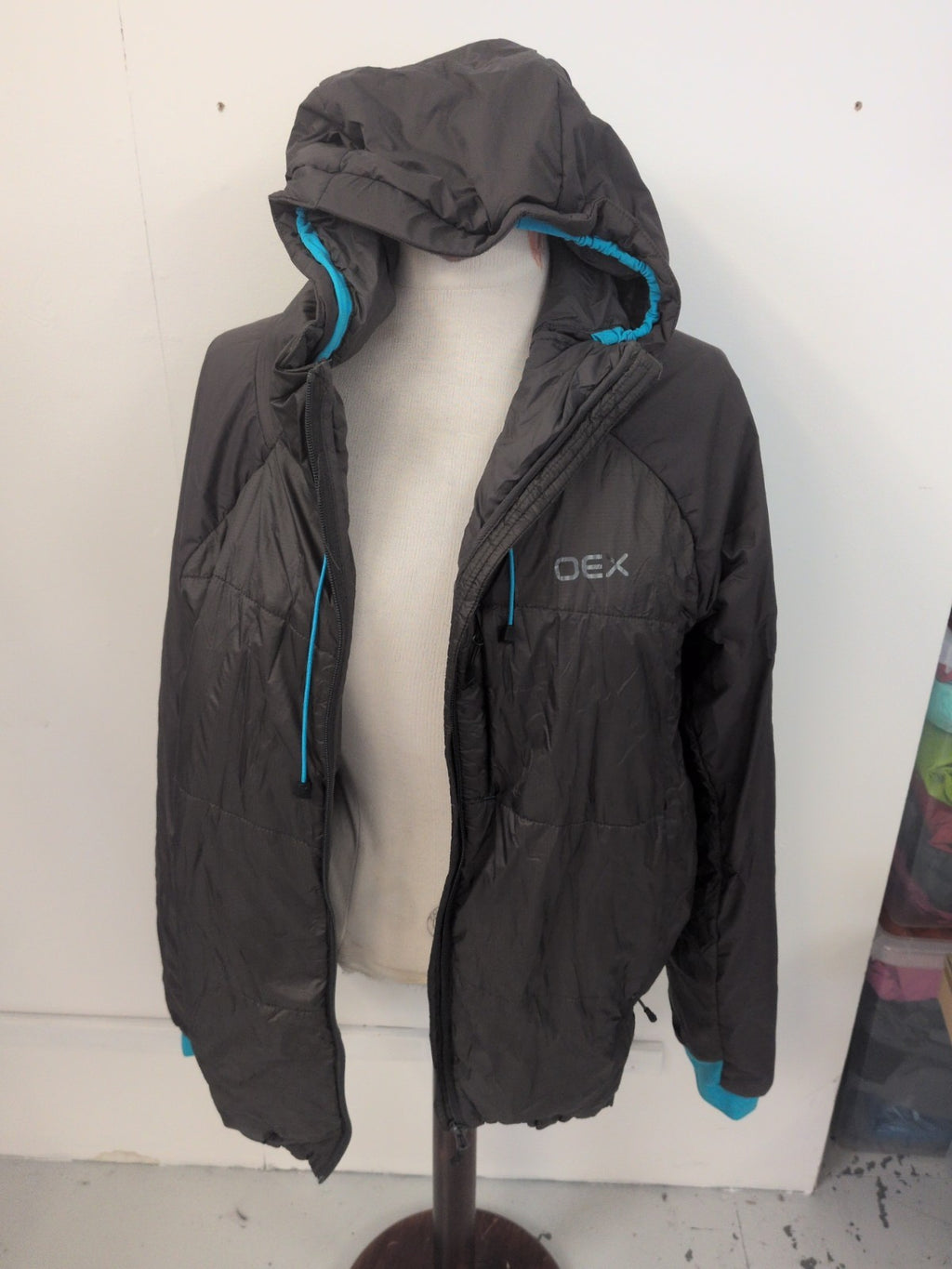 Oex XL Grey Full Zip Jacket