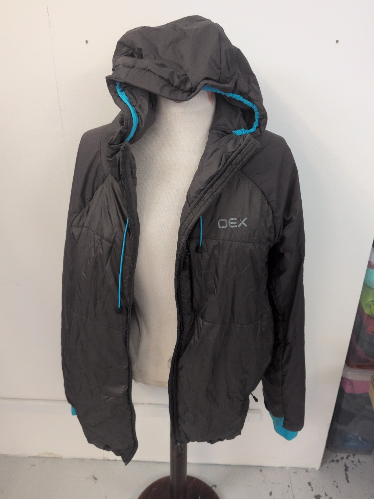 Oex XL Grey Full Zip Jacket
