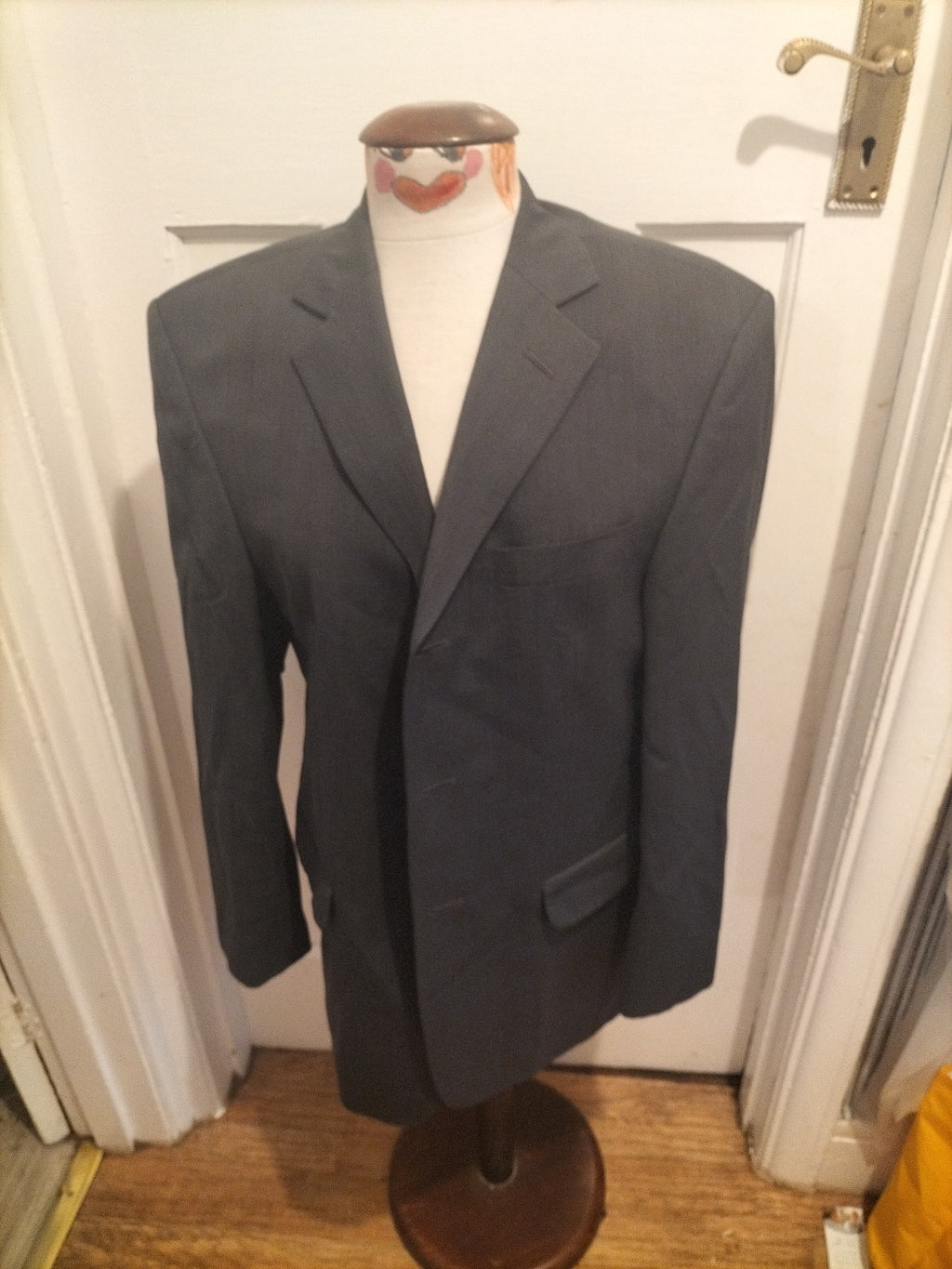 Mens Marks And Spencer Size 38M Graphite Padded Lined Blazer
