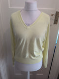 Marks And Spencer 14 Apple V Neck Jumper
