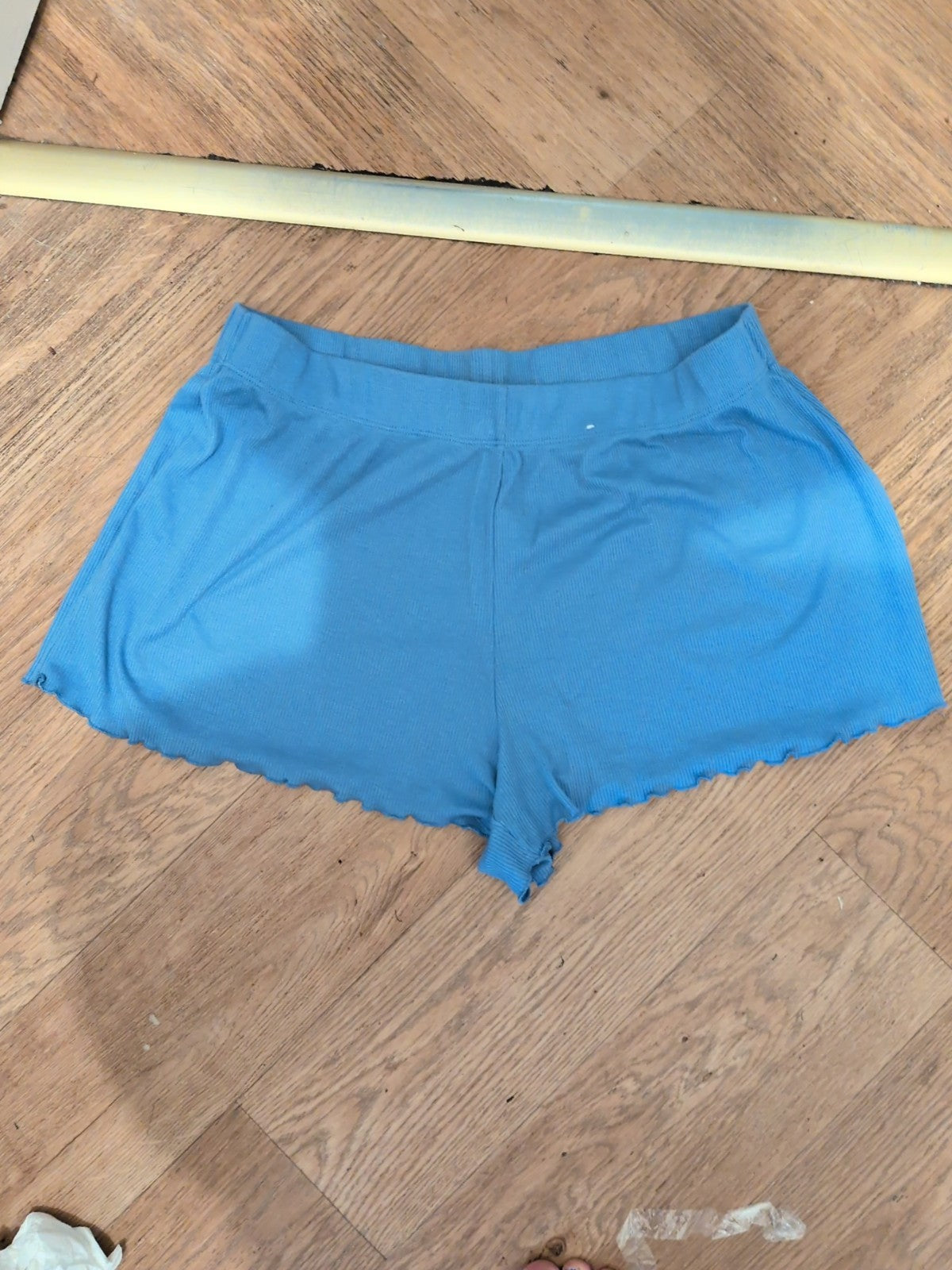 Primark 12-14 Blue Elasticated Sleep Shorts