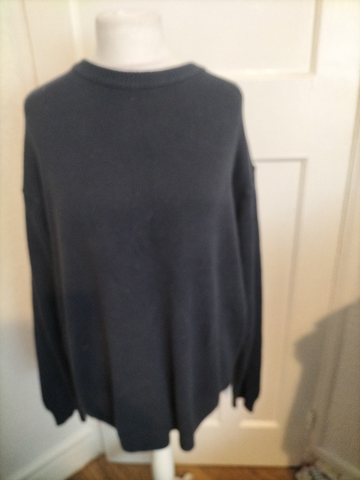 Mens St Michael Size Large Navy Pullover Jumper