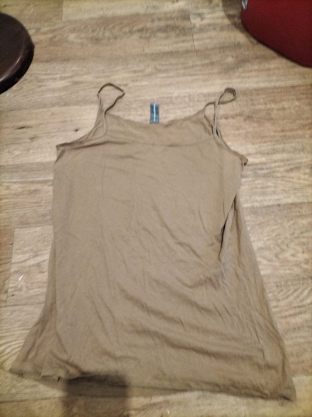 Ladies Next Essentials Size 14 Brown Sleeveless Cami Top