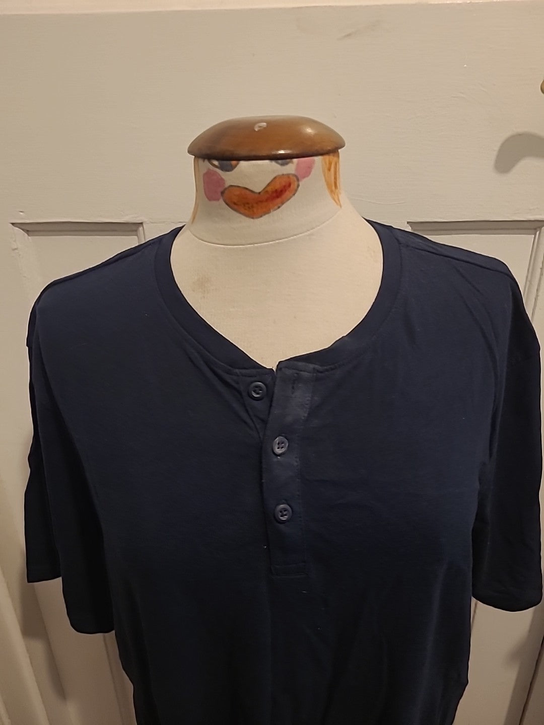 Mens Easy Size 2XL Short Sleeved Round Neck Polo