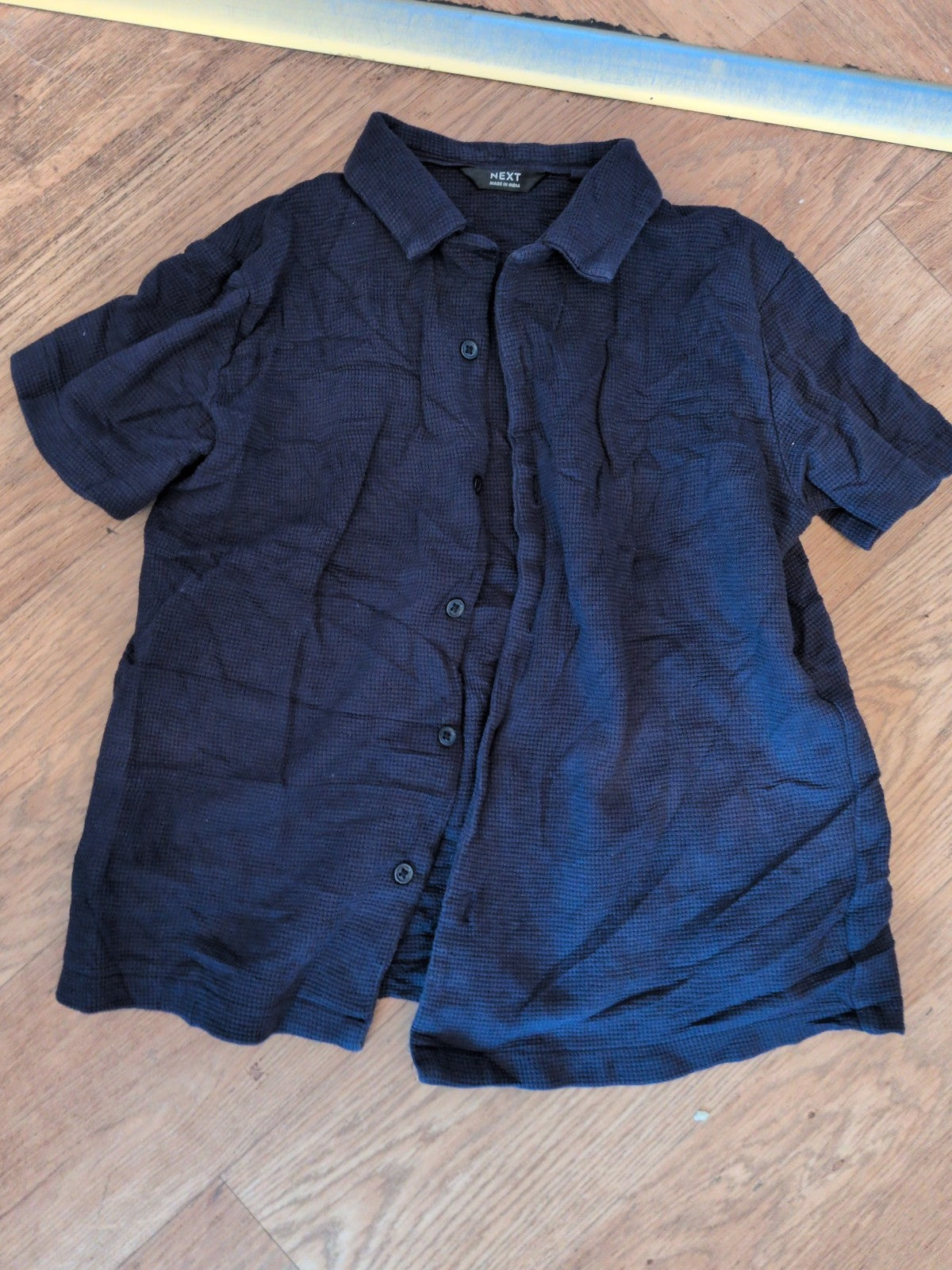 Next 7 Years Navy Short Sleeve Buttoned Shirt