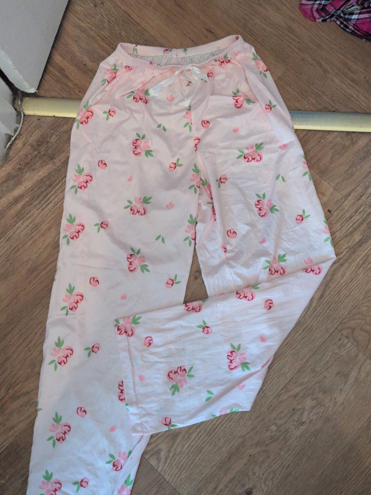 Small Pale Pink Floral Pyjama Set