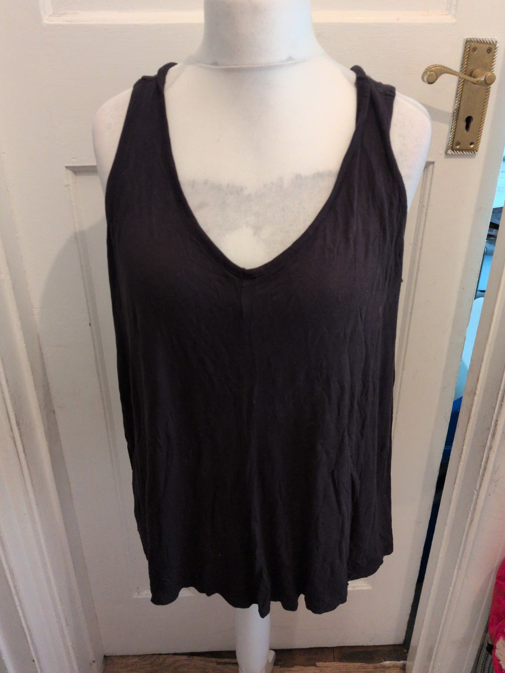Ladies George 18 Black Swing Vest Sleeveless