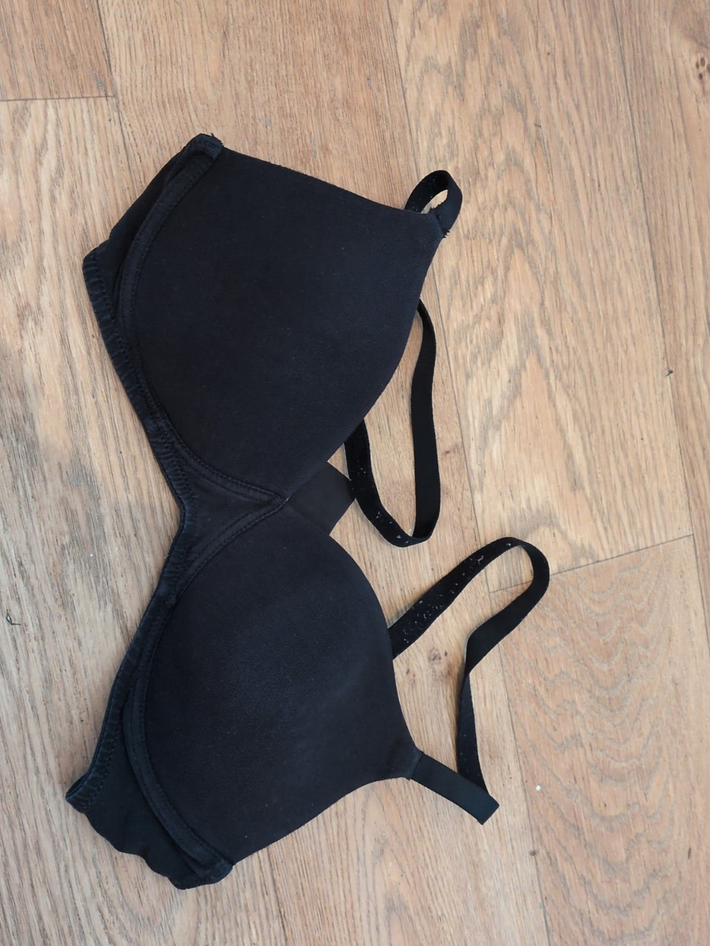 M&S 34B Black Slight Pad Wired Bra