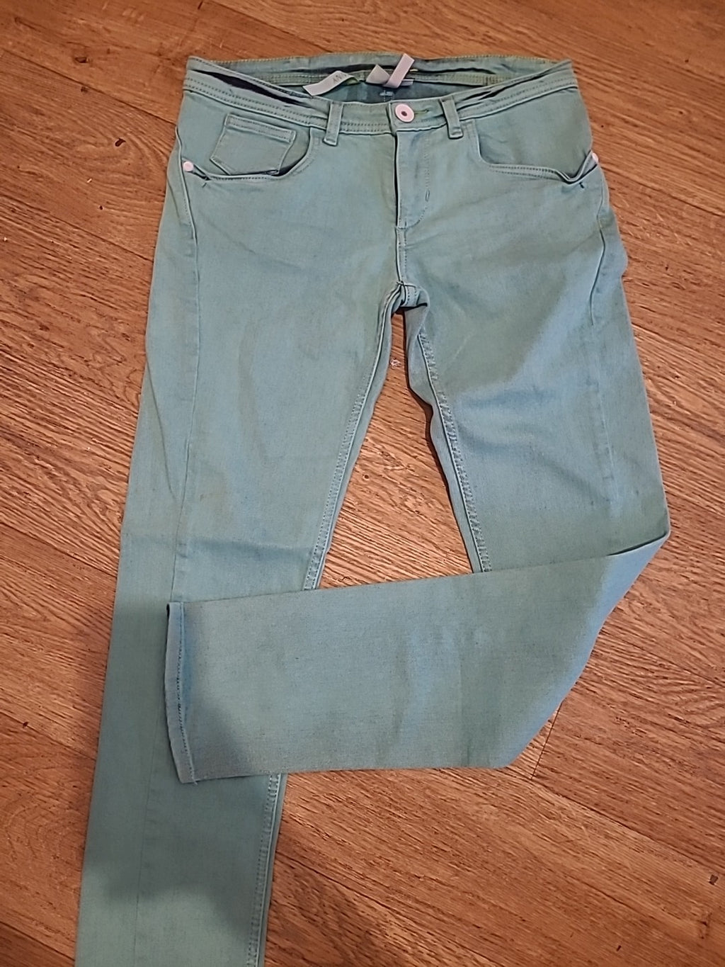 Ladies Neo Label Size 30x30 Skinny Turquoise Jeans
