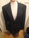 Mens Burton Size 38R Navy Lined Padded Blazer
