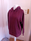 Topman Medium Dark Purple Pullover Hoodie