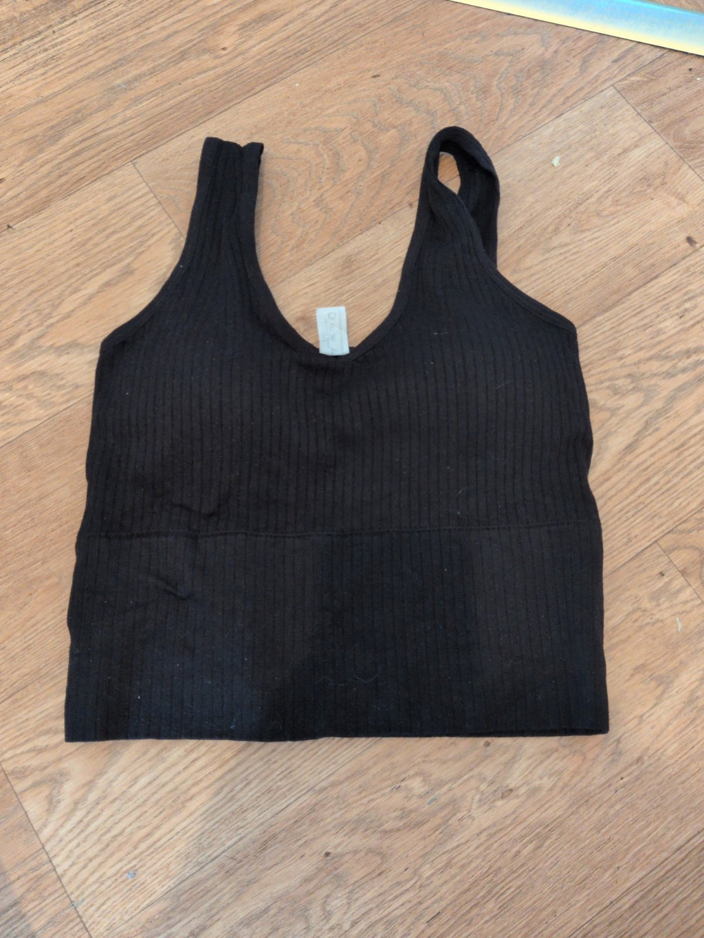 Large Black Padded Bra