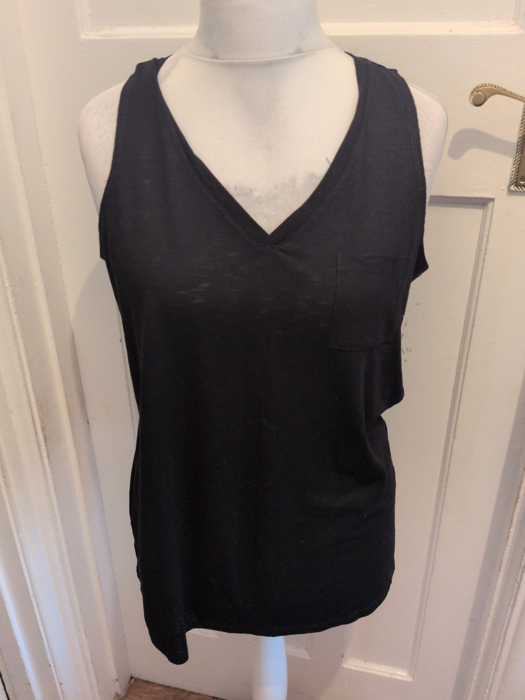 Papaya Large Black Tank Sleeveless T-shirt