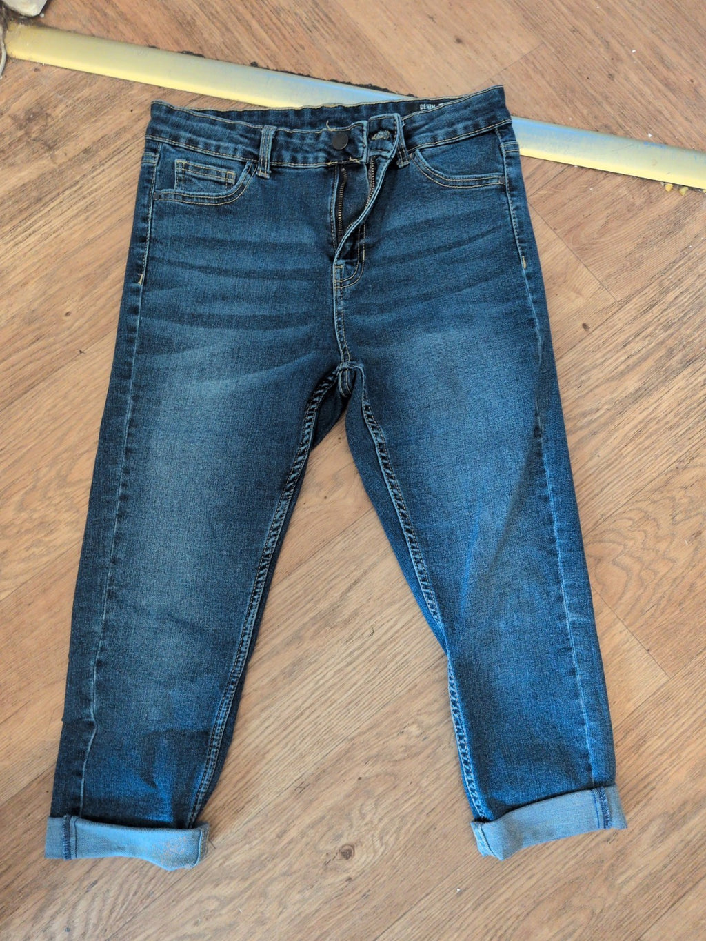 Ladies Denim By TU Size 12 Pedal Pusher Jeans