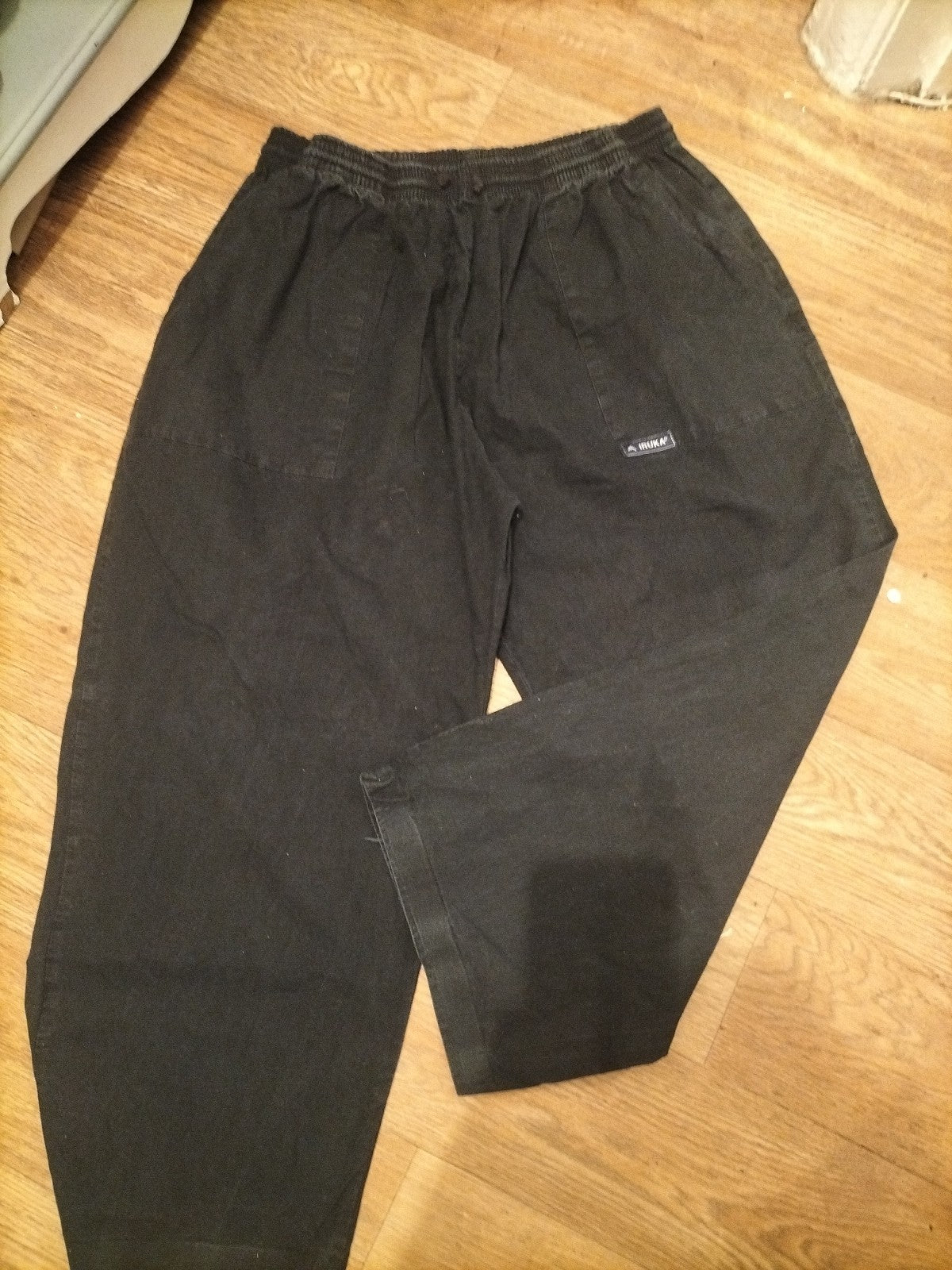 Mens Talla Size 2XL Black Elasticated Jigger Trousers