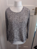 Cable & Gauge XL Grey Fleck T-shirt Long Sleeve
