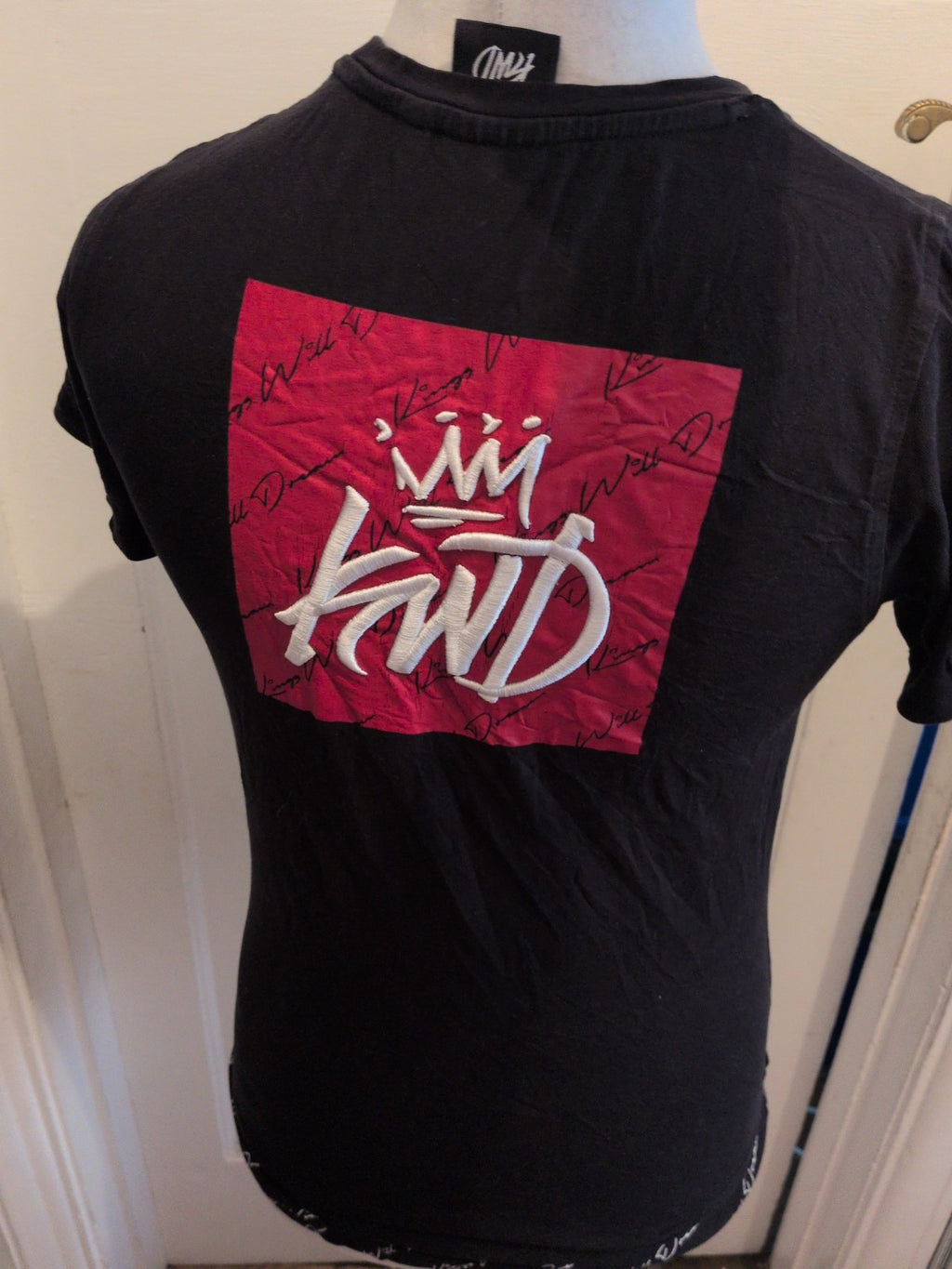 Mens KWD Size Small Black Short Sleeve T-shirt