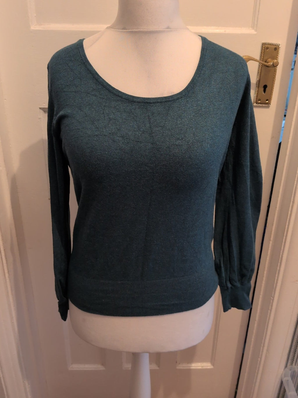Primark 16 Dark Teal Long Sleeve Jumper