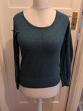 Primark 16 Dark Teal Long Sleeve Jumper