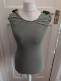 Internationale 8 Green Sleeveless T-shirt