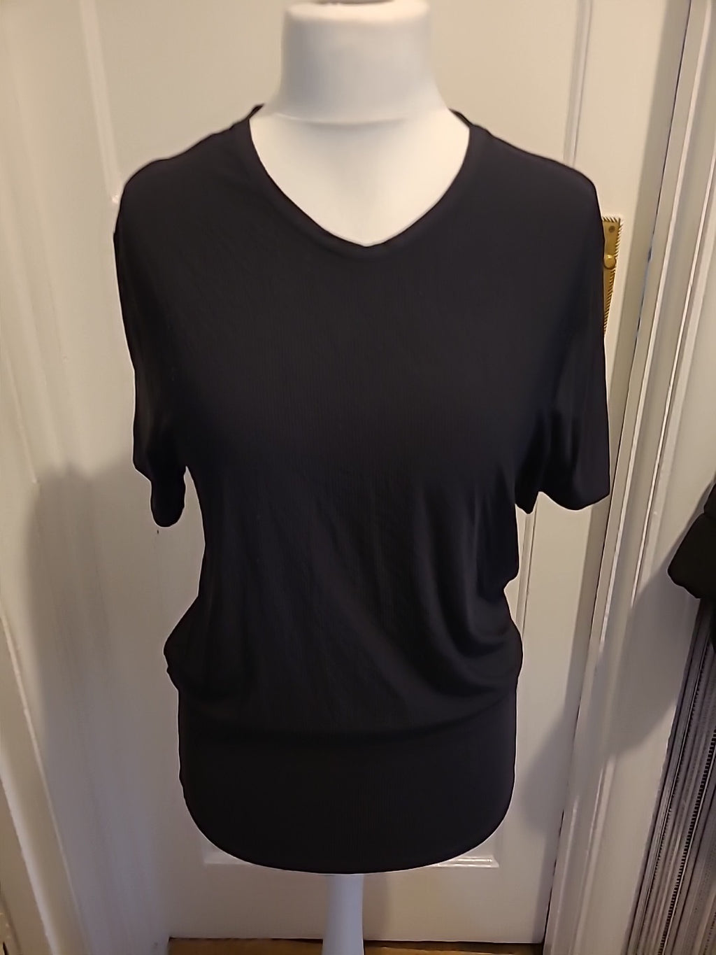Mens Autograph Size Medium Black Pinstripe Pyjama Top