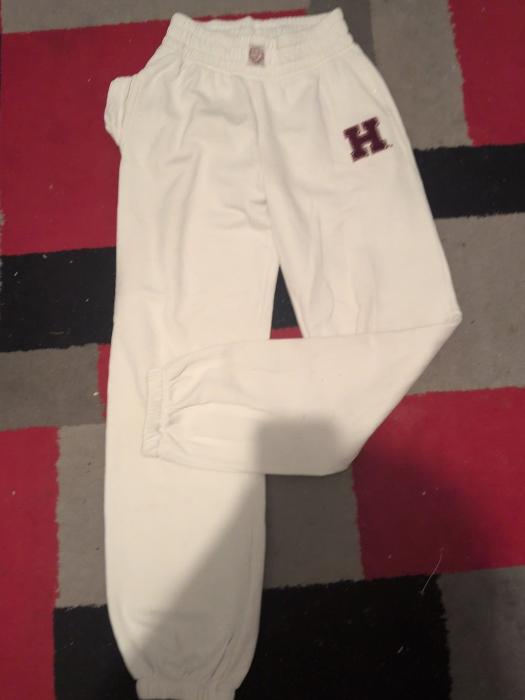 Harvard 4-6 White Elasticated Jogger