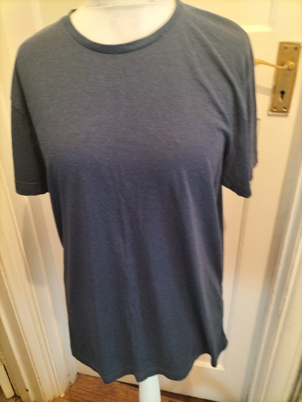 Mens Peacocks Sise XL Navy And Black Dotted Short Sleeved Tshirt
