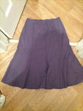 Ladies Artigiano Size Large Purple Flare Skirt