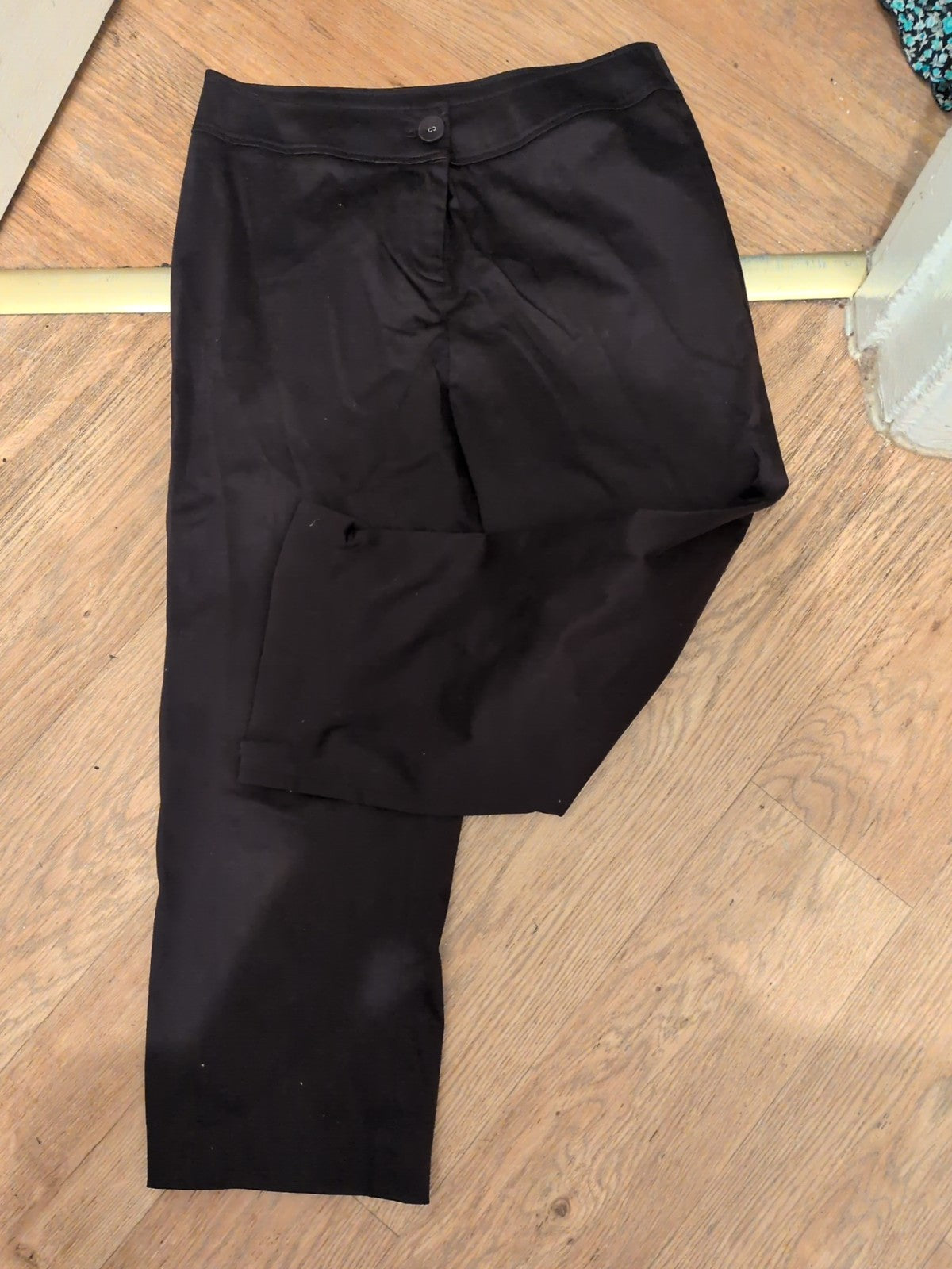 CC 12 Black Crop Trousers
