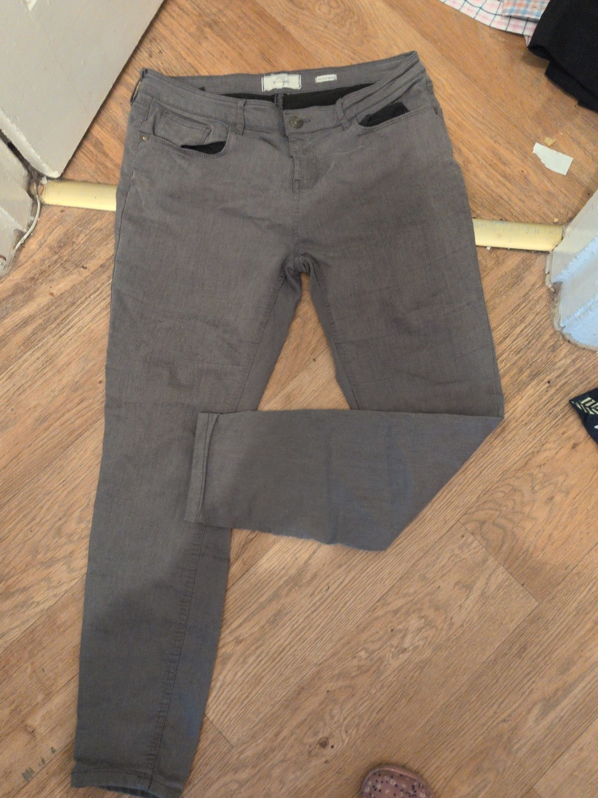Fat face 16 Grey Five Pocket Jeans Straight