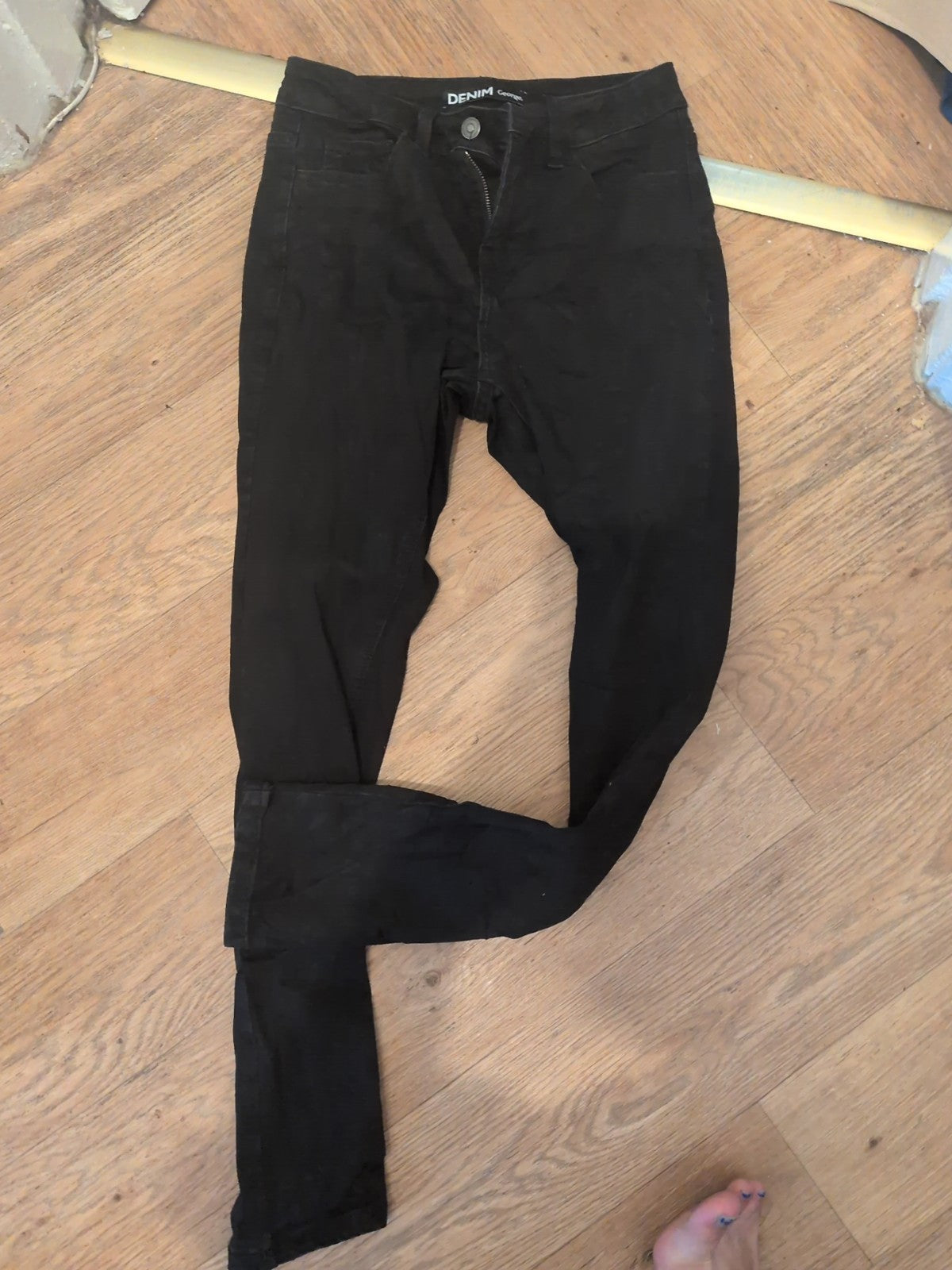 George 8 Black Denim Jeans