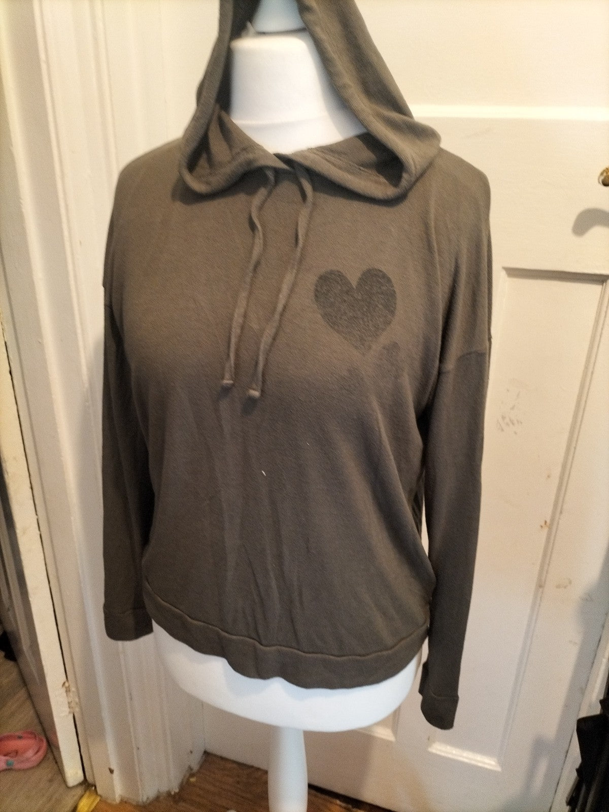 Ladies Day Dreams Size 10 Khaki Pullover Hoodie