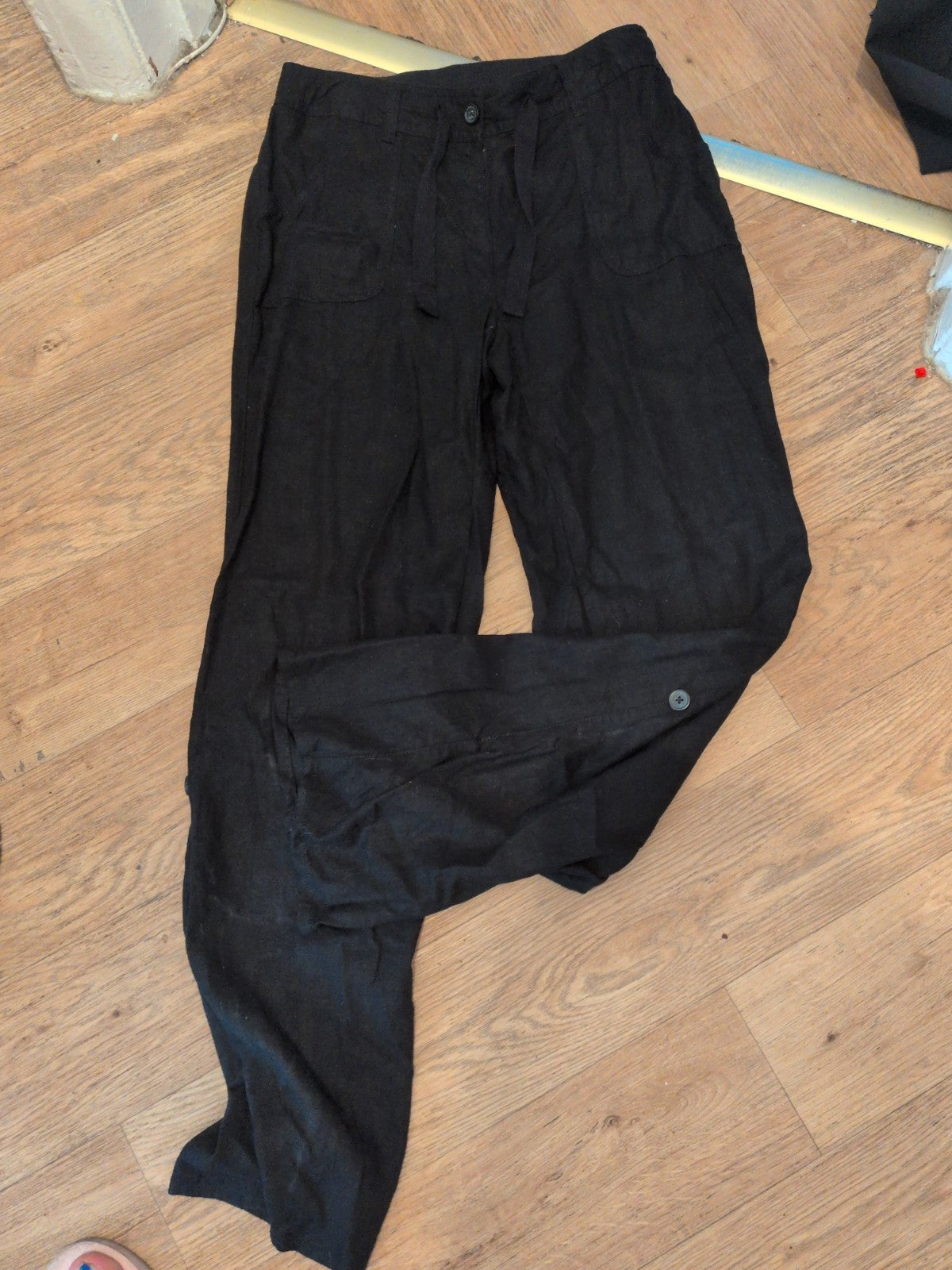 F&F 10 Black Elasticated Trousers