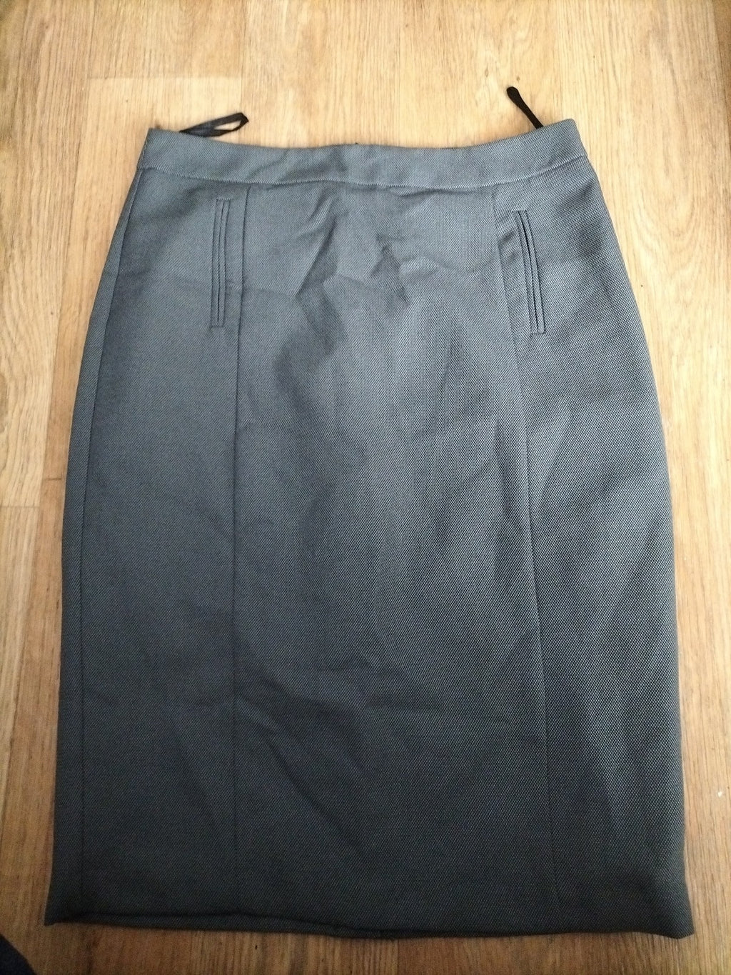 Ladies BHS Size 10 Grey Lined Pencil Skirt