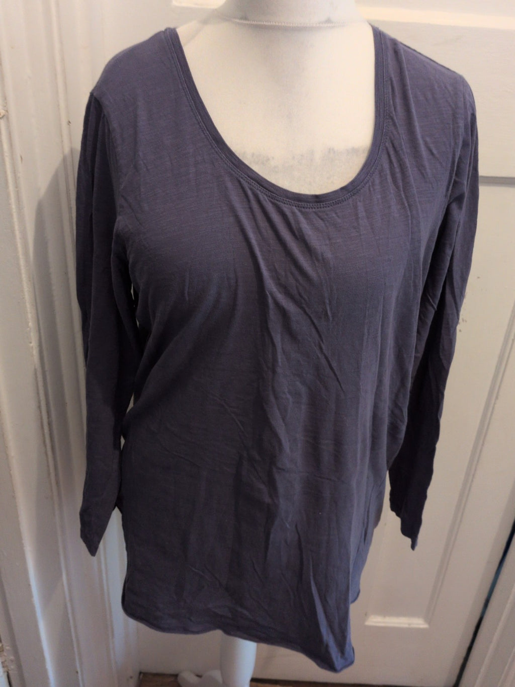 Rainbow Large Navy Long Sleeve T-shirt